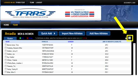 tffrs|tfrrs national list.